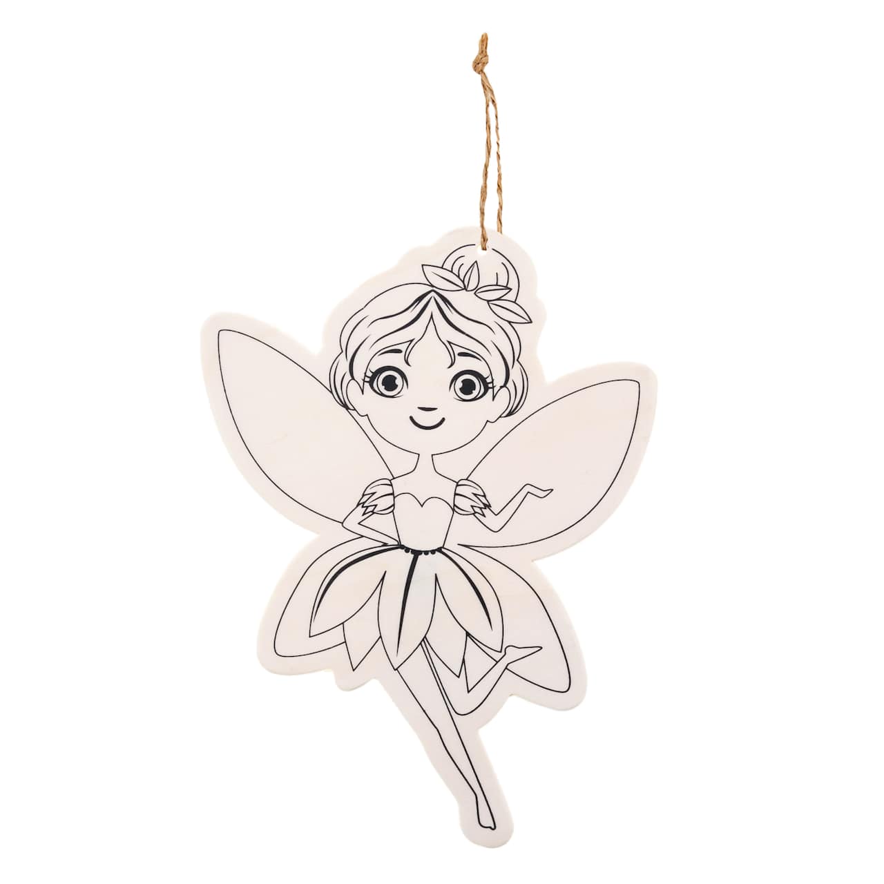 Fairy Color-In Wood Ornament by Creatology&#x2122;